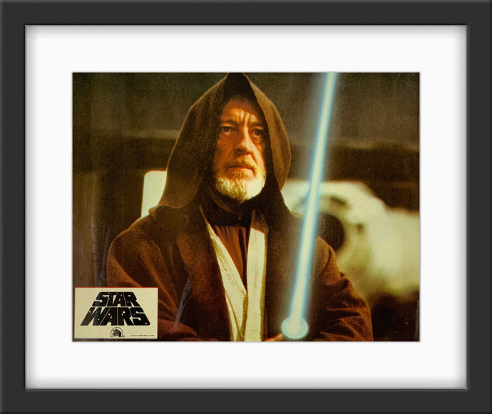 An original French lobby card for the George Lucas film Star Wars (1977) / A New Hope