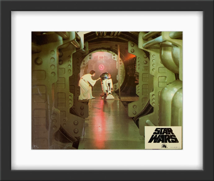 An original french lobby card for the George Lucas film Star Wars (1977) / A New Hope