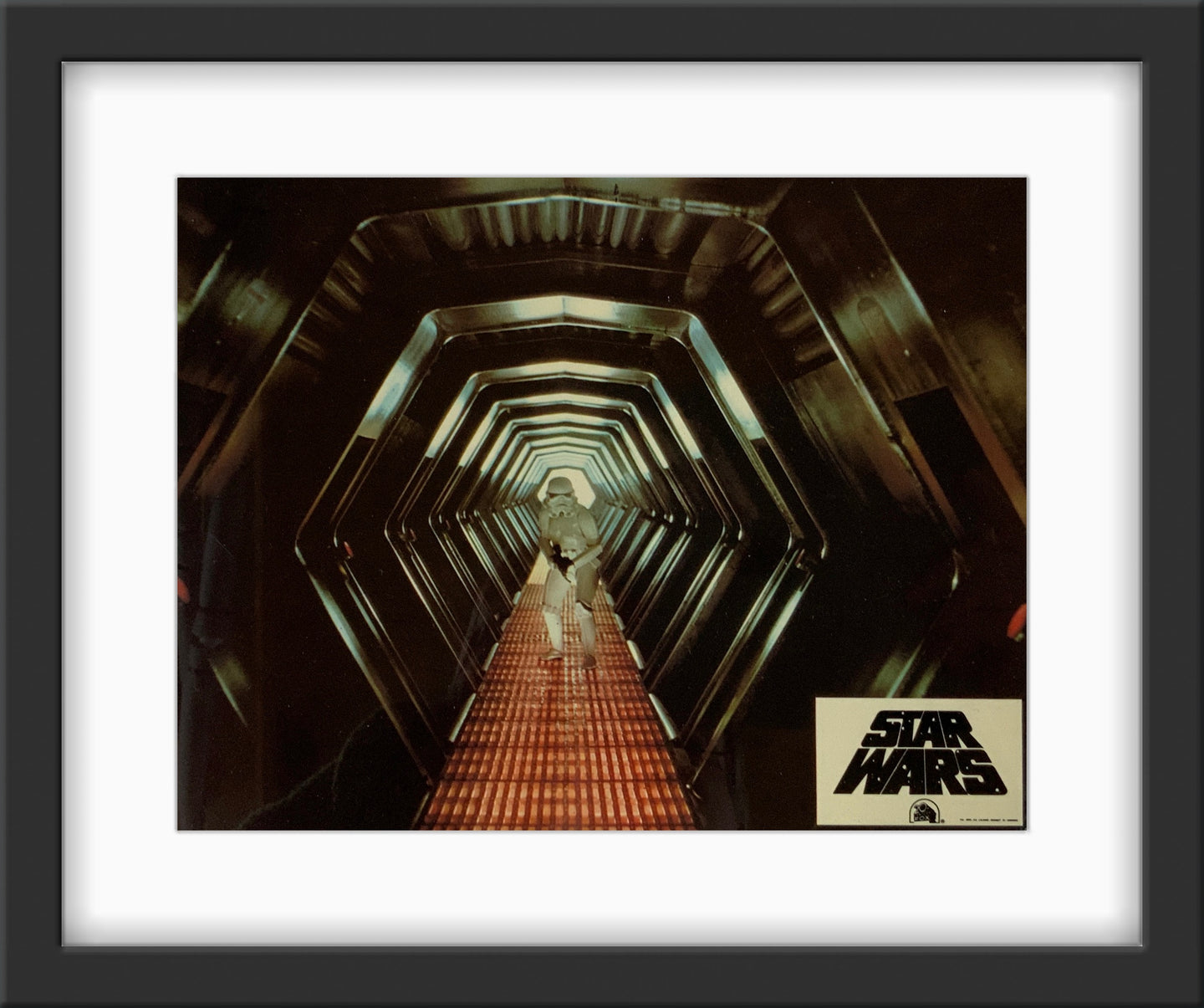 An original french lobby card for the George Lucas film Star Wars (1977) / A New Hope