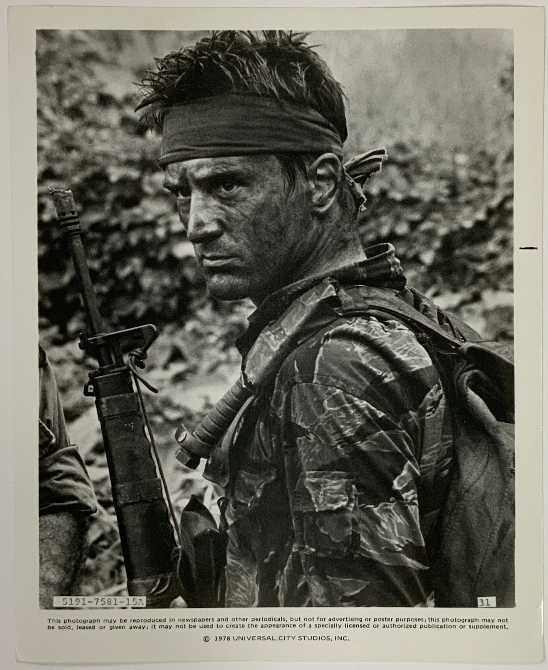 An original 8x10 movie still for the Robert DeNiro film The Deer Hunter