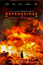 Load image into Gallery viewer, An original movie poster for the Christopher Nolan film Oppeneheimer