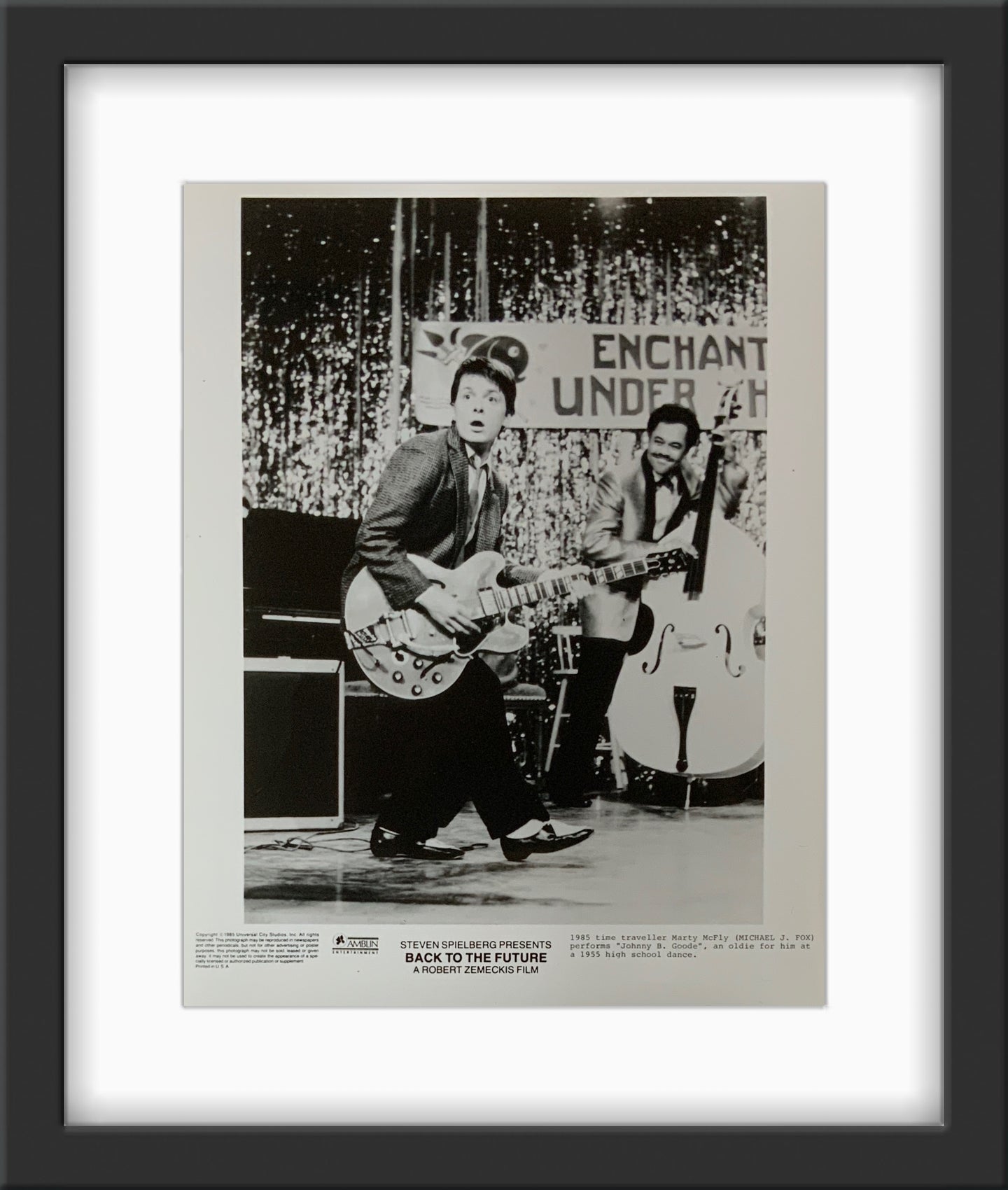 An original 8x10 movie still for the film Back To The Future