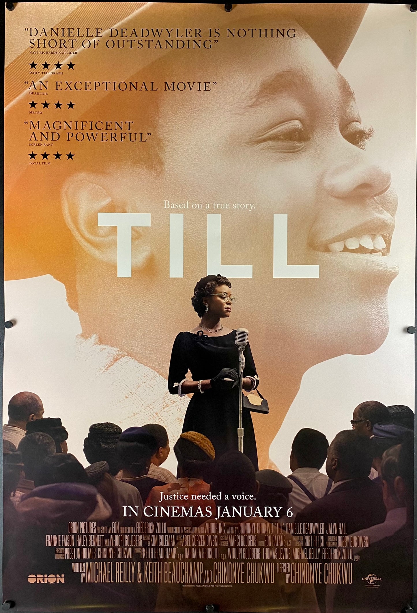 An original movie poster for the film Till