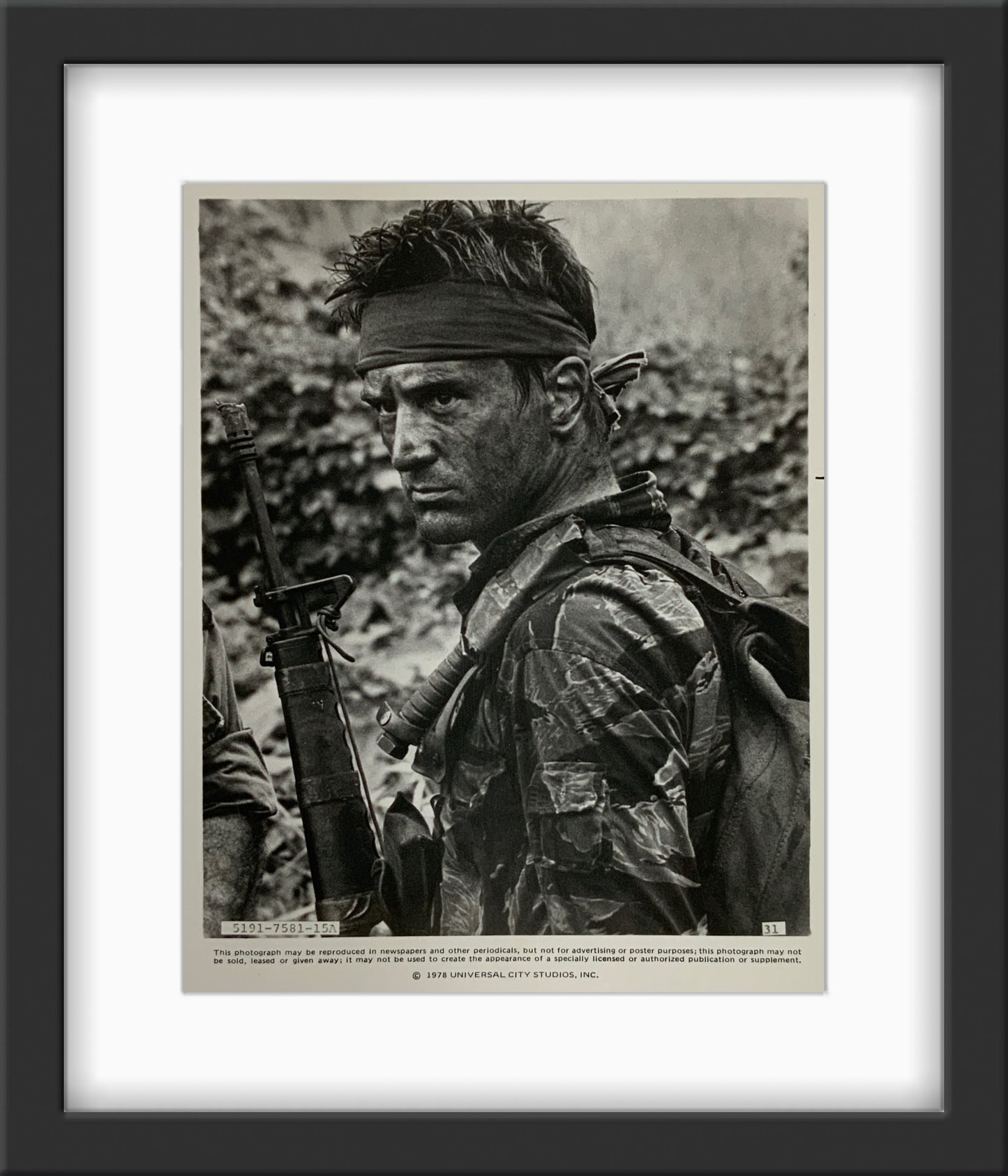 An original 8x10 movie still for the Robert DeNiro film The Deer Hunter