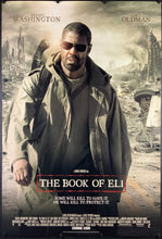 Load image into Gallery viewer, An original movie poster for the Denzil Washington film The Book of Eli