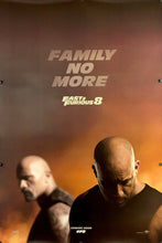 Load image into Gallery viewer, An original movie poster for the film The Fate of the Furious . Fast and Furious 8