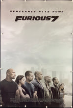 Load image into Gallery viewer, An original movie poster for the film Fast and Furious 7