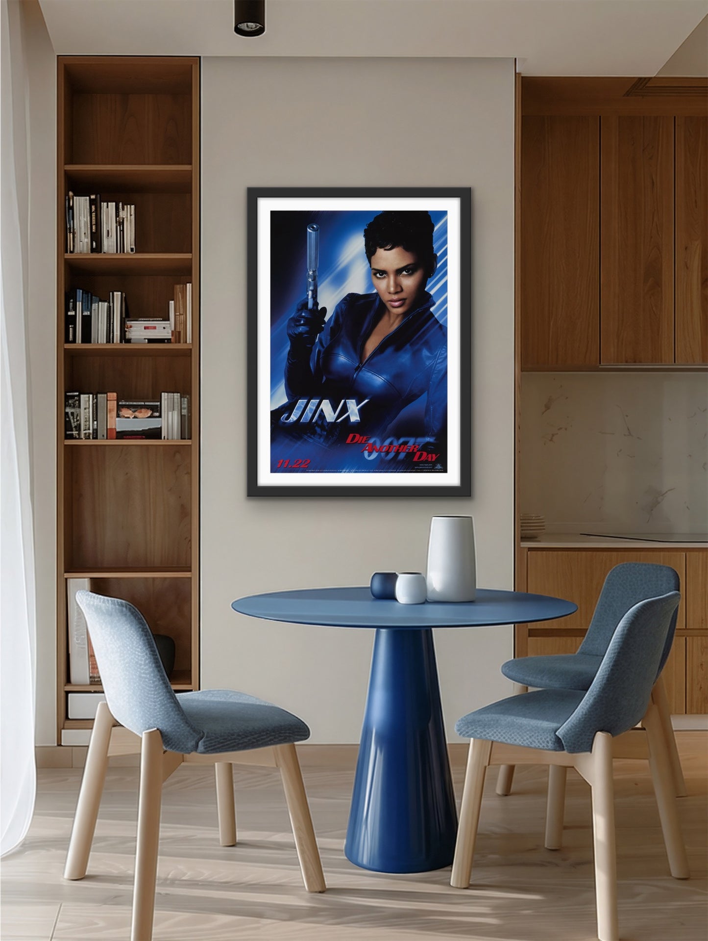 An original teaser movie poster for the James Bond film Die Another Day