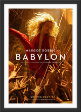 Load image into Gallery viewer, An original Margot Robbie character movie poster for the Damian Chazelle film Babylon