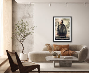 An original movie poster for the Denzil Washington film The Book of Eli