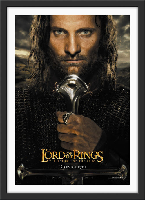 An original movie poster for the film The Lord of the Rings : The Return of the King