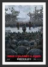 Load image into Gallery viewer, An original movie poster for the film War For The Planet Of The Apes