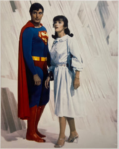 An original movie still from the 1978 film Superman