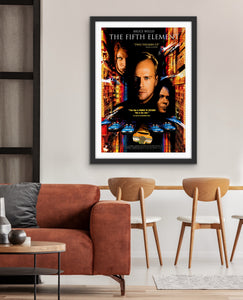An original movie poster for the Luc Besson film The Fifth Element
