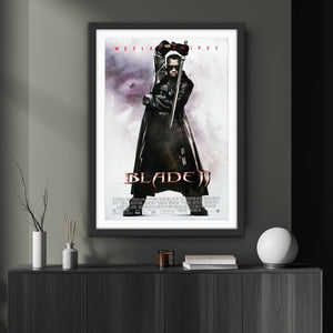 An original movie poster for the Wesley Snipes film Blade 2 / II