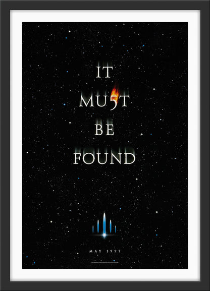 An original teaser movie poster for the Luc Besson film The Fifth Element