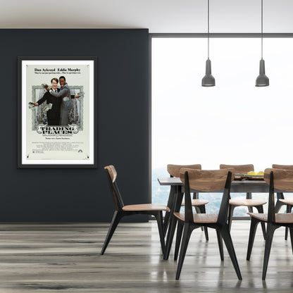 An original movie poster for the film Trading Places