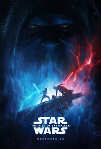 An original movie poster for the Star Wars film The Rise of Skywalker