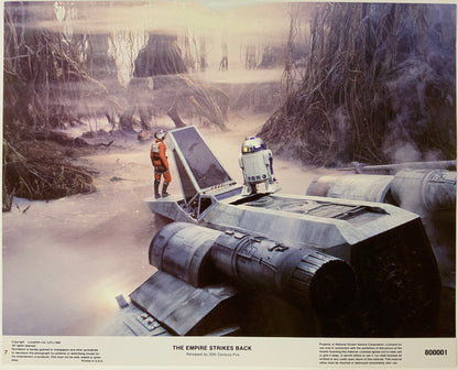 An original 11x14 lobby card from the Star Wars film The Empire Strikes Back