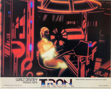 Load image into Gallery viewer, An original 8x10 lobby card for the Disney film Tron