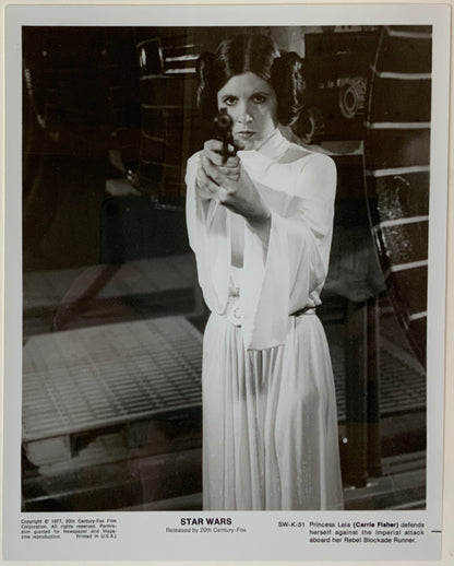 An original 8x10 movie still from the George Lucas film Star Wars (1977)