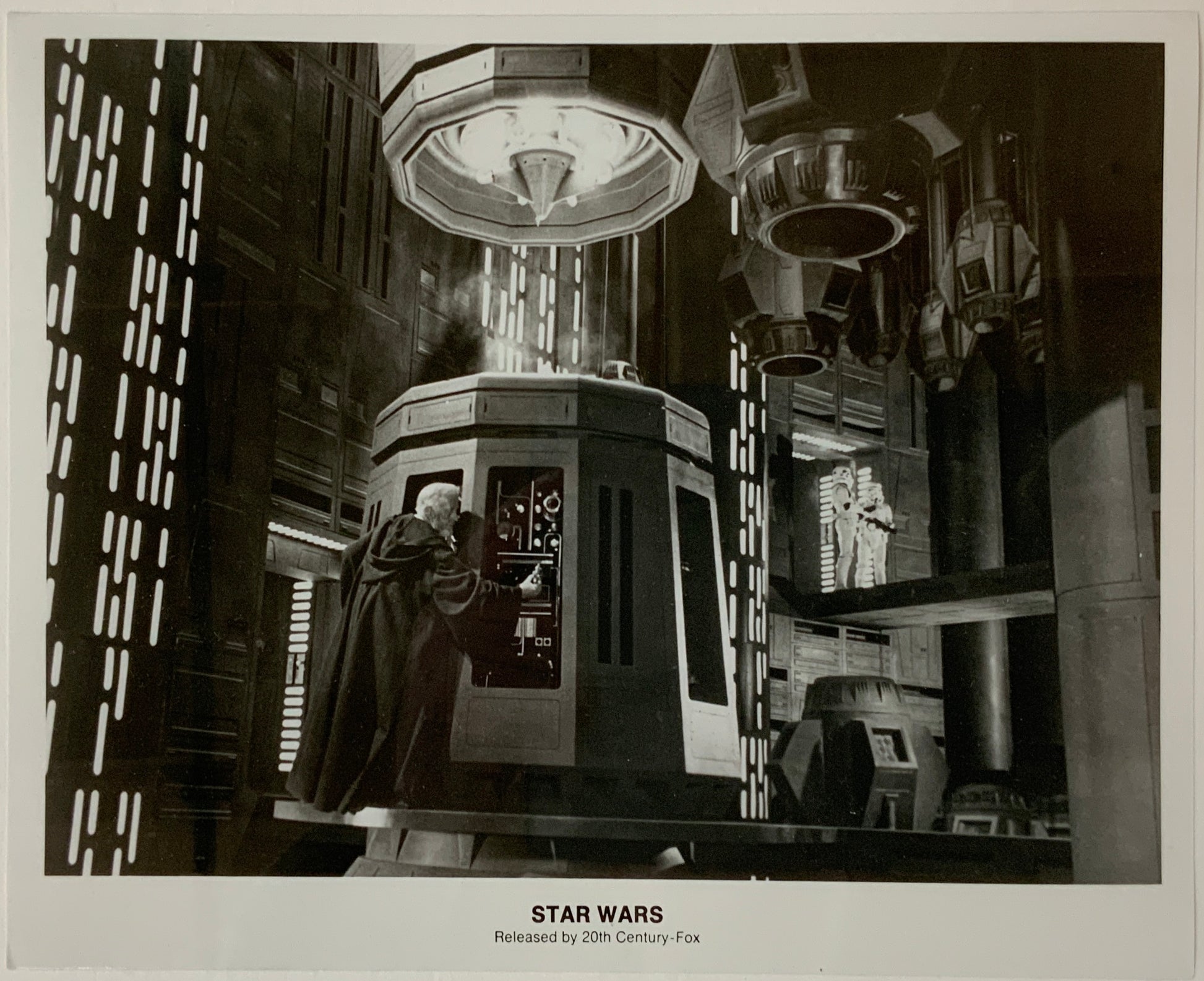 An original 8x10 movie still for the George Lucas film Star Wars (1977)