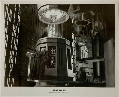 An original 8x10 movie still for the George Lucas film Star Wars (1977)