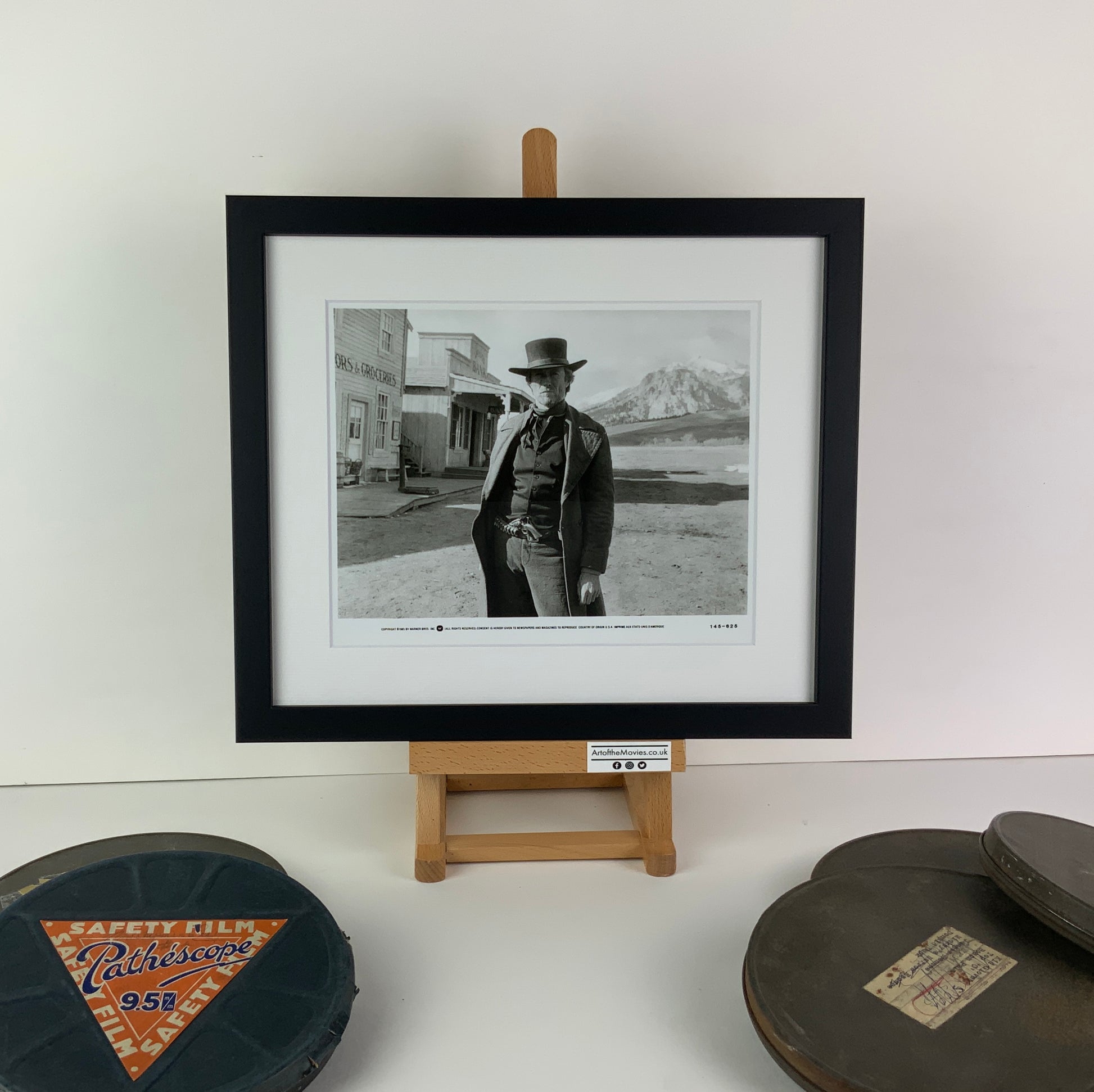 An original and framed 8x10 movie still for the Clint Eastwood film Pale Rider