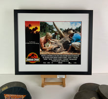 Load image into Gallery viewer, An original 11x14 lobby card for the Steven Spielberg film Jurassic Park