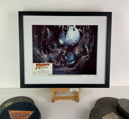 An original 11x14 lobby card for the film Raider of the Lost Ark