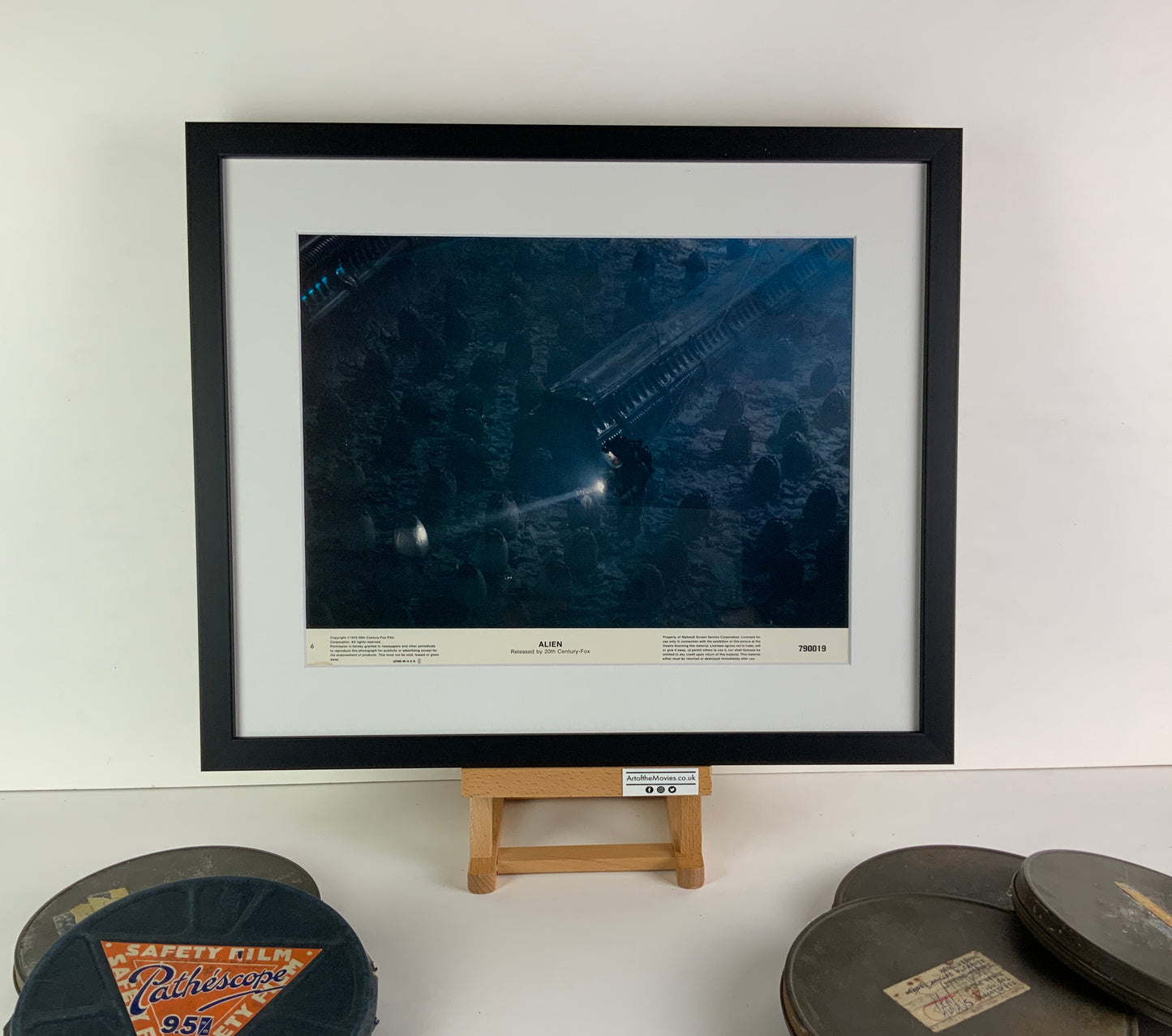 An original 11x14 lobby card for the Ridley Scott film Alien