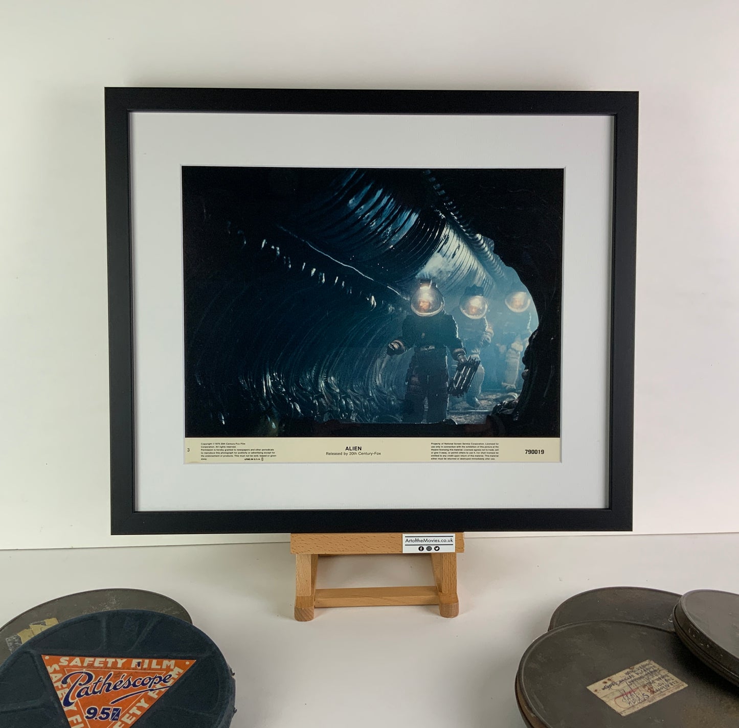 An original 11x14 lobby card for the Ridley Scott film Alien