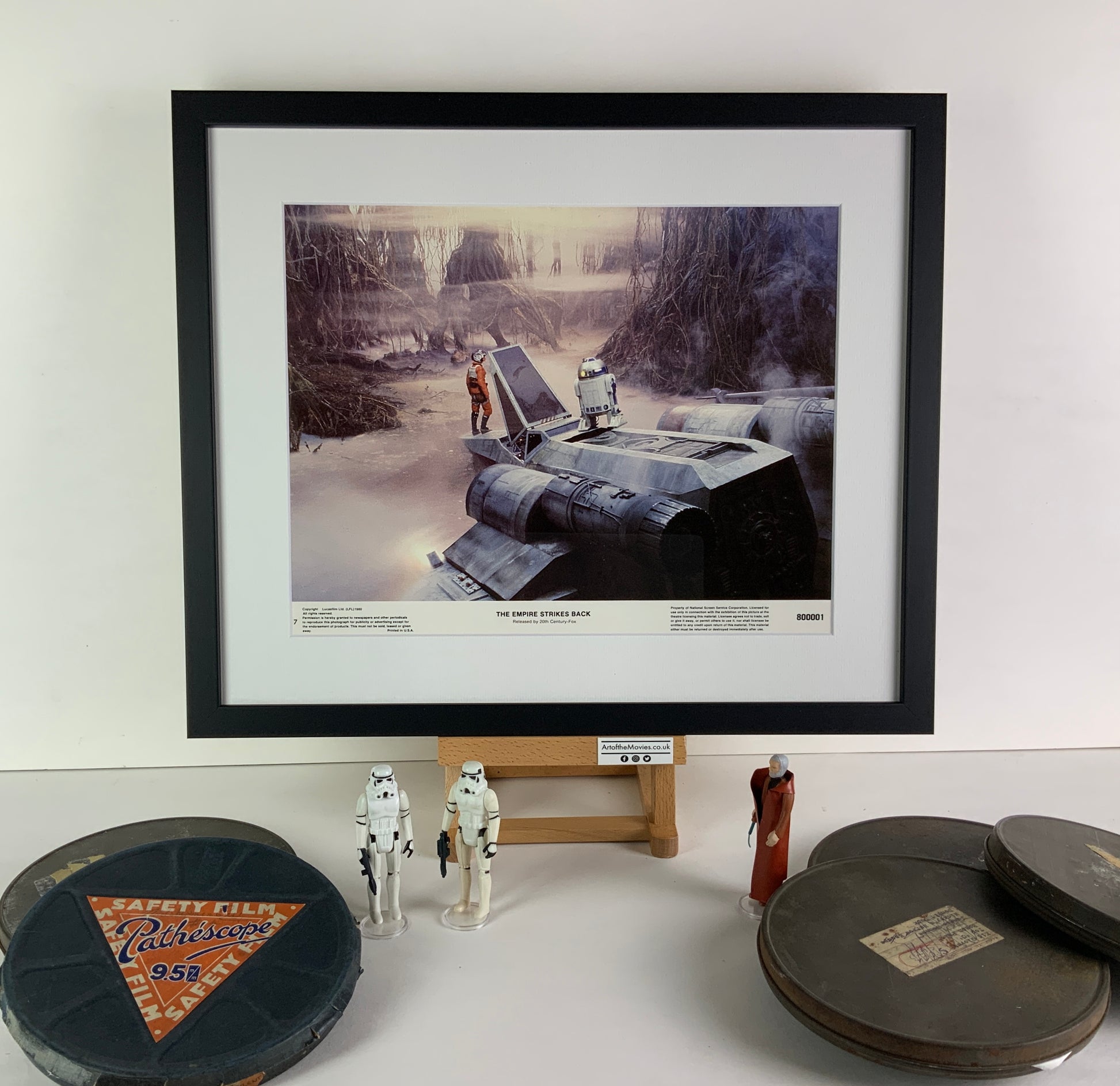 An original 11x14 lobby card from the Star Wars film The Empire Strikes Back