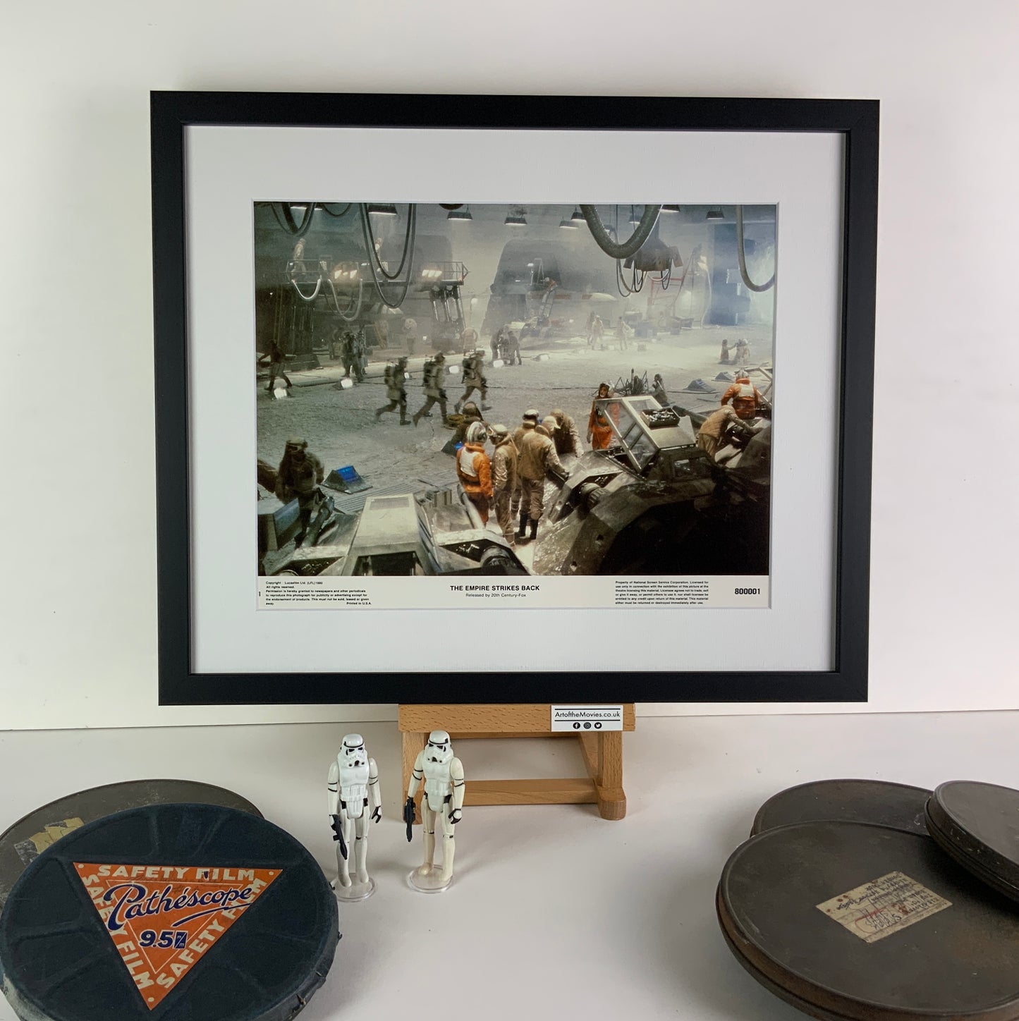 An original 11x14 lobby card for the Star Wars film The Empire Strikes Back