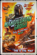 Load image into Gallery viewer, An original movie poster for the film The Mandalorian and Grogu