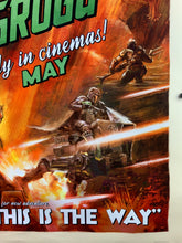 Load image into Gallery viewer, An original movie poster for the film The Mandalorian and Grogu
