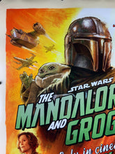 Load image into Gallery viewer, An original movie poster for the film The Mandalorian and Grogu