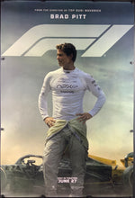 Load image into Gallery viewer, An original movie poster for the Brad Pitt film F1 : The Movie