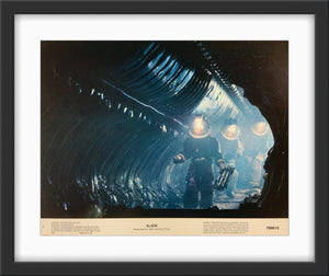 An original 11x14 lobby card for the Ridley Scott film Alien