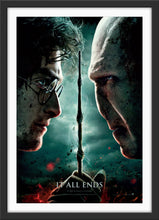 Load image into Gallery viewer, An original movie poster for the film Harry Potter and the Deathly Hallows Part 2
