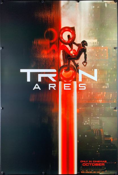 An original movie poster for the film TRON Ares