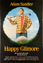Load image into Gallery viewer, An original movie poster for the Adam Sandler film Happy Gilmore