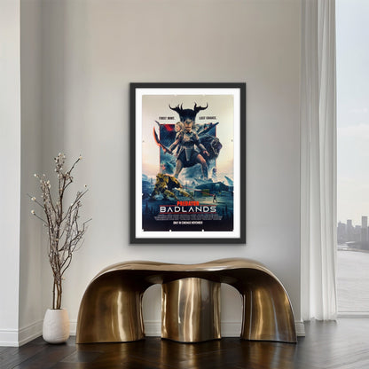 An original movie poster for the film Predator Badlands