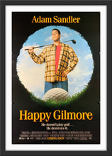 Load image into Gallery viewer, An original movie poster for the Adam Sandler film Happy Gilmore