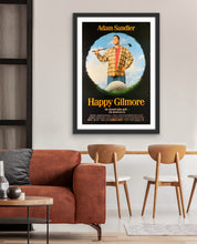 Load image into Gallery viewer, An original movie poster for the Adam Sandler film Happy Gilmore