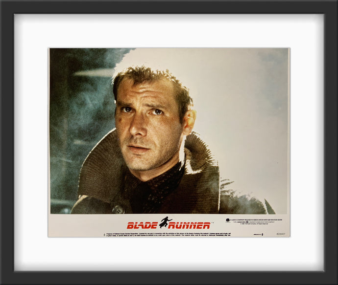 An original lobby card for the Ridley Scott film Bladerunner