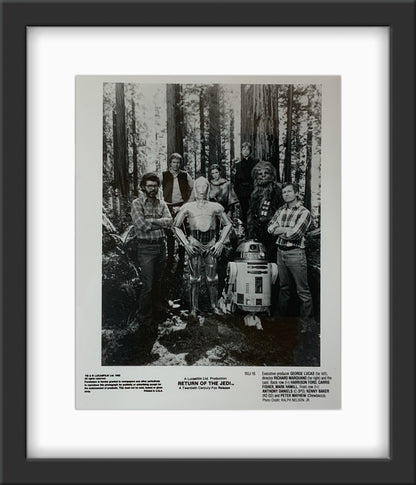 An original 8x10 promotional still from the Star Wars film The Return of the Jedi
