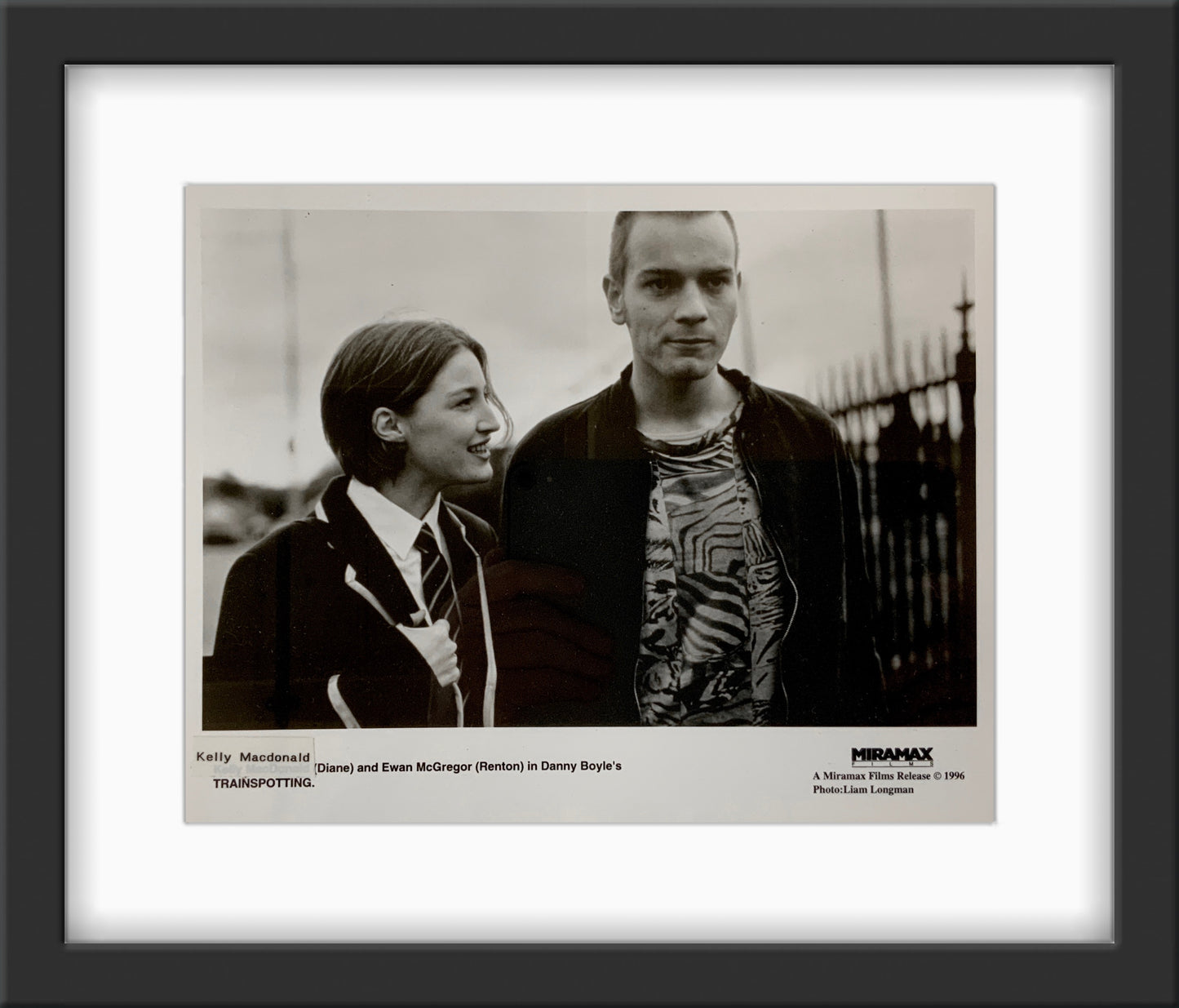 An original 8x10 movie still for the film Trainspotting