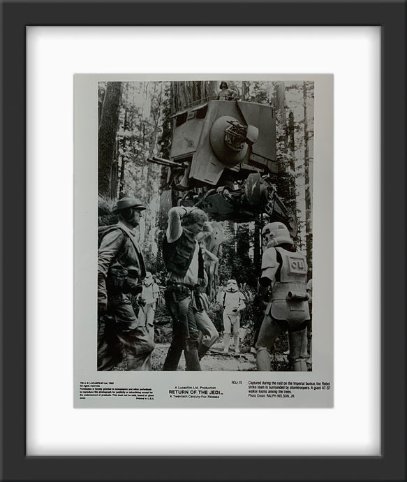 An original 8x10 movie still for the Star Wars film Return of the Jedi