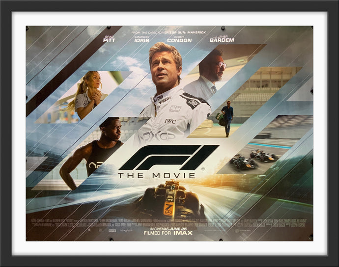 An original movie poster for the motor racing film 1 : The Movie / Formula 1 / One